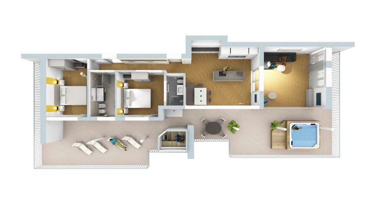Апартаменти Penthouse Skygarden Шена Екстер'єр фото